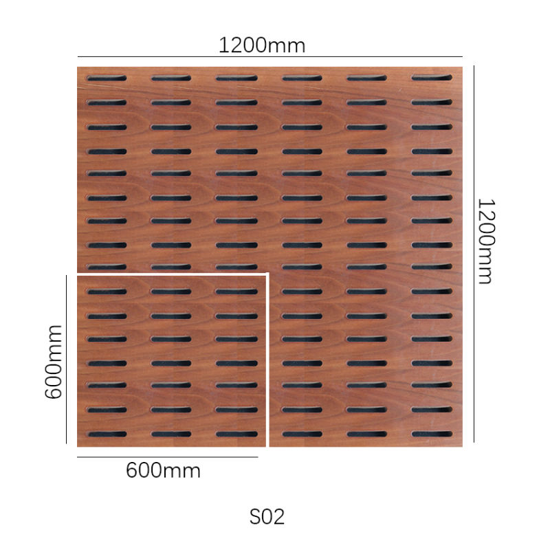 Slot Acoustic Wall Panel / Wooden Acoustic Panel