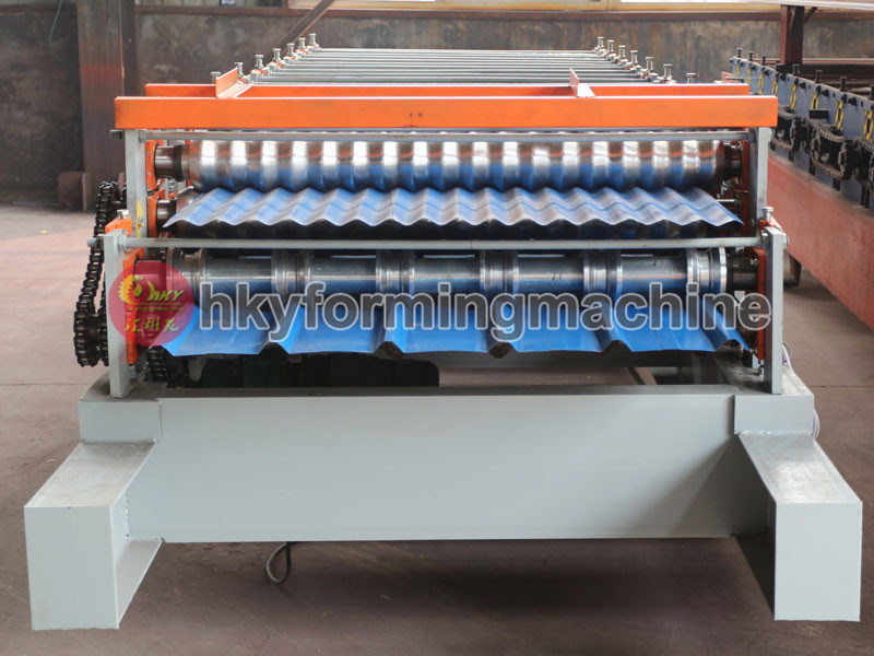 Metal Sheet Double Layer Roll Forming Machine Line in China