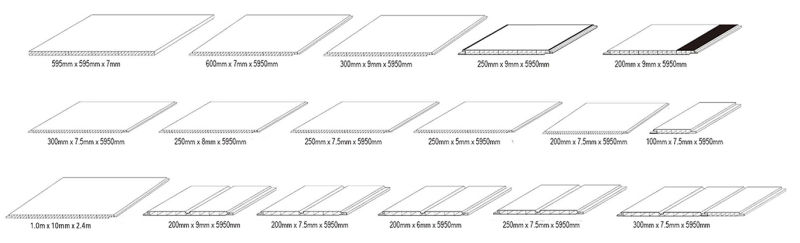 PVC Cladding Panels White Color