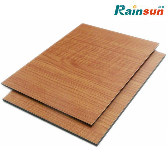Wood Series Aluminum Composite Panel Used for Decoration