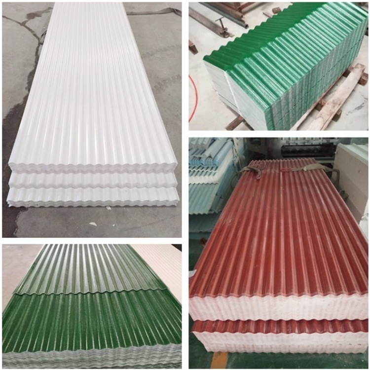 Green House Anti-Impact Plastic Roof Tile PVC Coated Roofing Sheet