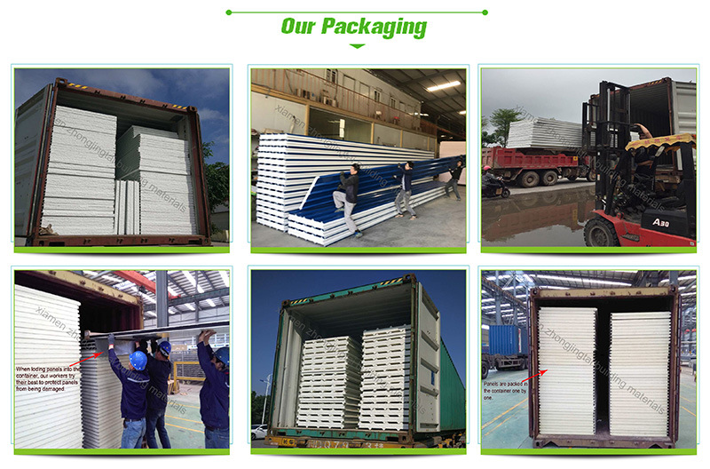 EPS Expandable Polystyrene Sandwich Panel, Corrugated Sandwich Panel