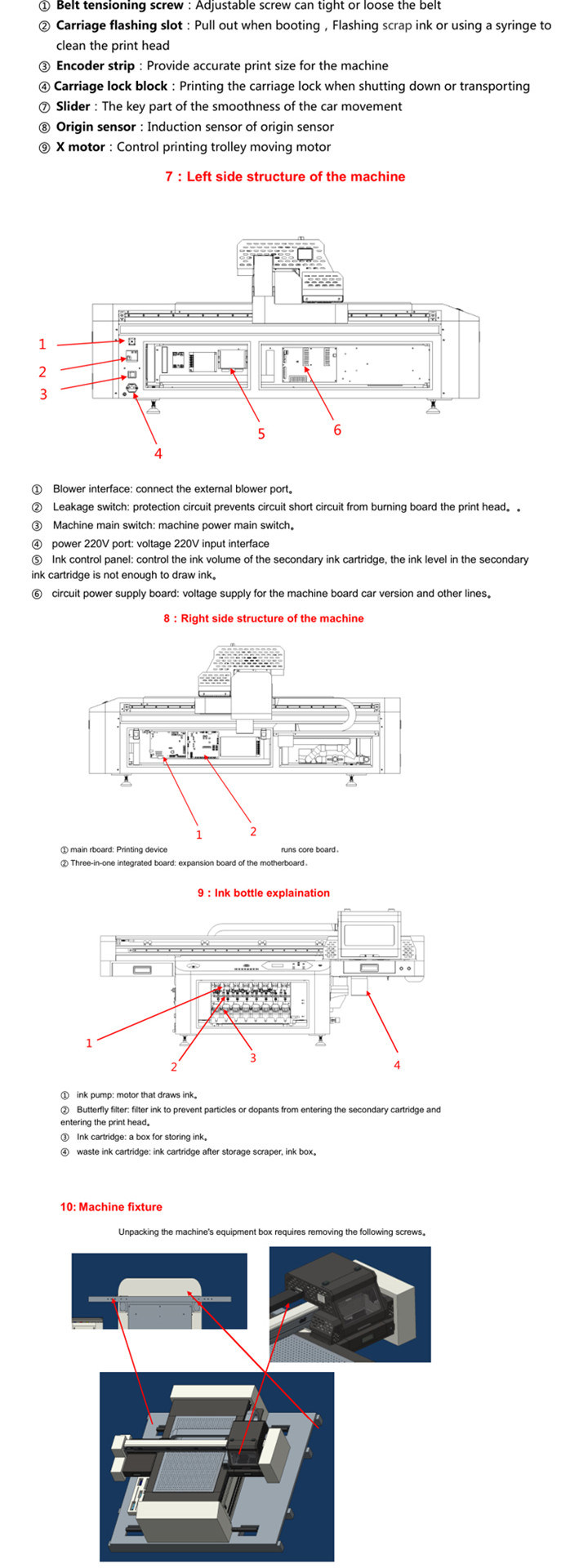 Hot Selling of UV Flatbed 60*90cm Print Size Printer