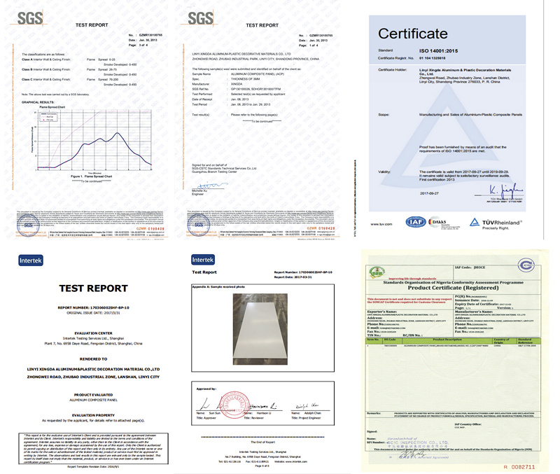 1220*2440mm 1500*3050mm Acm ACP Sheets