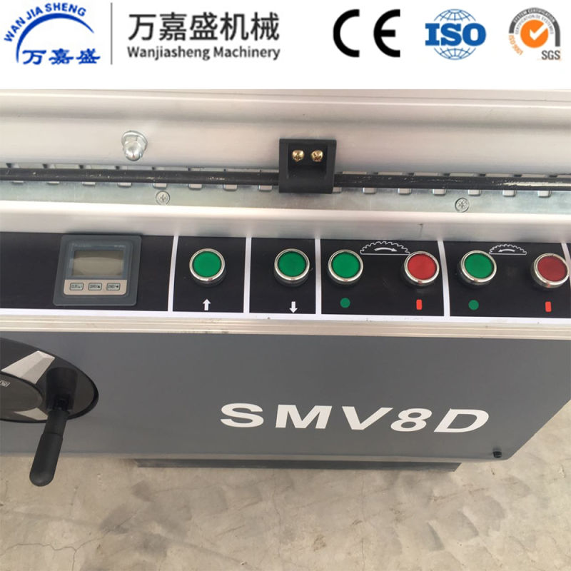 Sliding Table Panel Saw Swv8d with Electric Lifting Woodworking Machinery