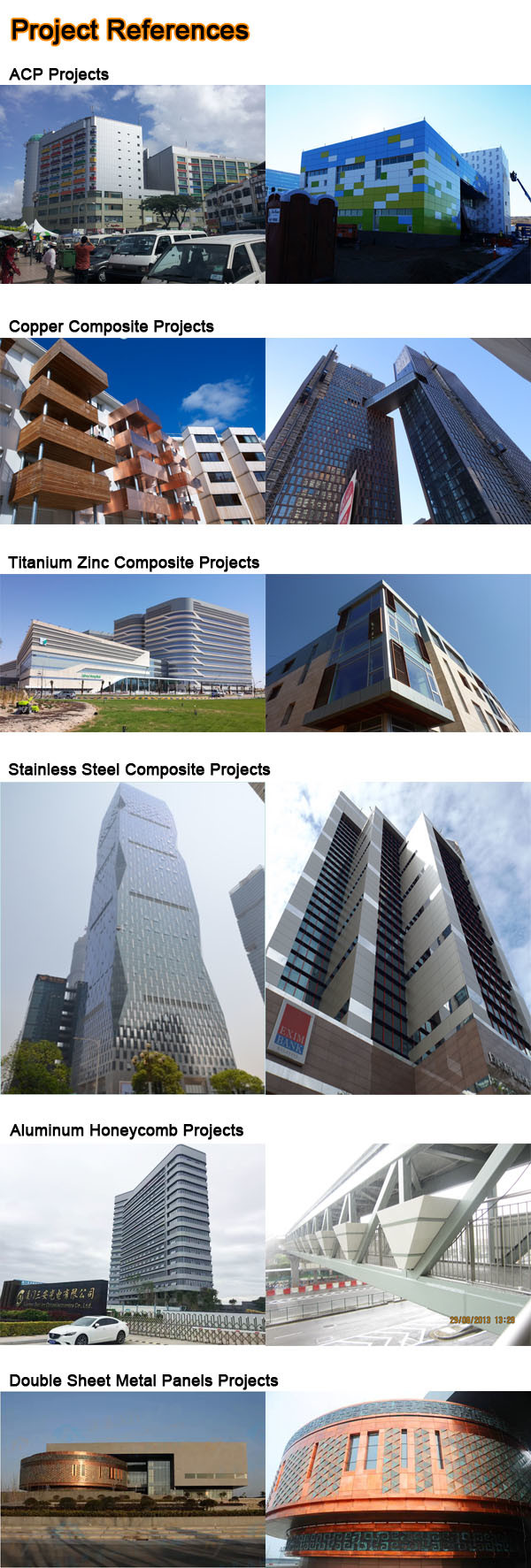 Aluminium Plastic Composite Signage Material Sheet Metal Panels Suppliers