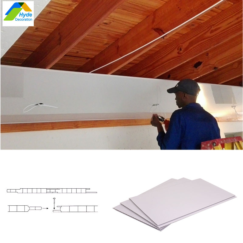 Waterproof White Panel Decorative Plastic PVC False Ceiling