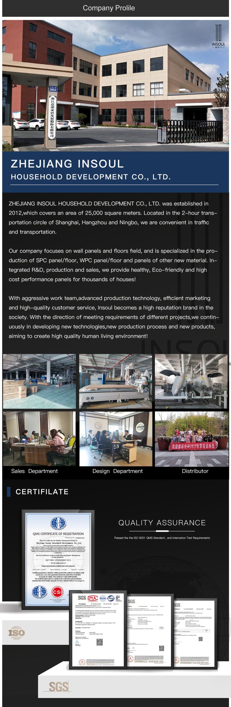 Marble Color Style Heavy Strong Decorative Ceiling PVC Spc Wall Panel