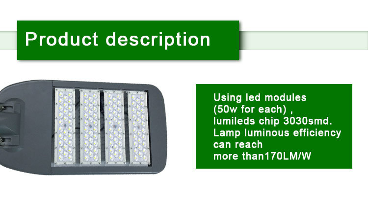 Good Quality Aluminum Waterproof IP65 Outdoor 50W LED Street Light