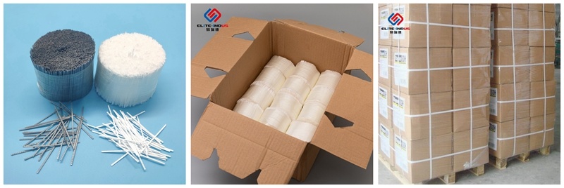 Mechanical Properties High Strength Chopped Polypropylene PP Crack Resistance Engineering Fiber 5 Kg