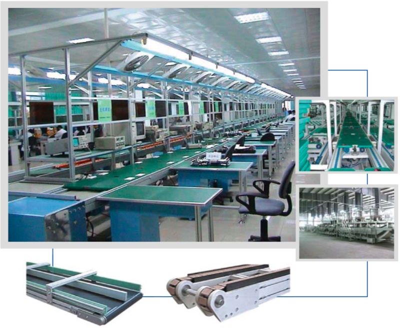 Factory Mould Aluminum Profile Assembly Line, Matt Anodized 6063 6061 Industrial Assembly Line Aluminum