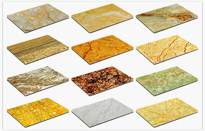 ACP Aluminium Sheet Sandwich Panel with Stone Design of Aluminum Composite Panels