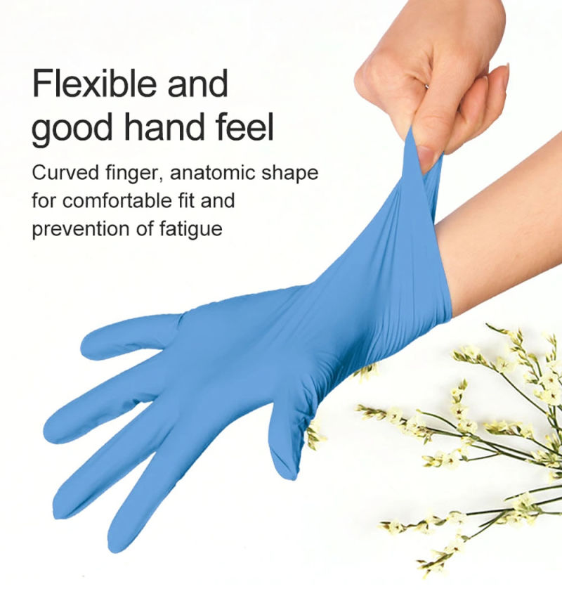 Labor Gloves Working Gloves Nitrile Golve Powder Free Flexible Use