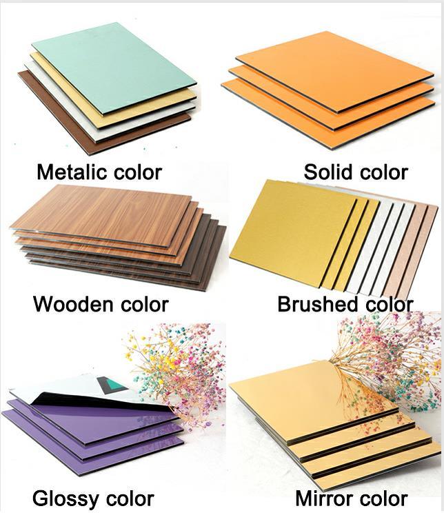 3mm 4mm PE PVDF Ral Color Fireproof ACP Aluminum Composite Panel