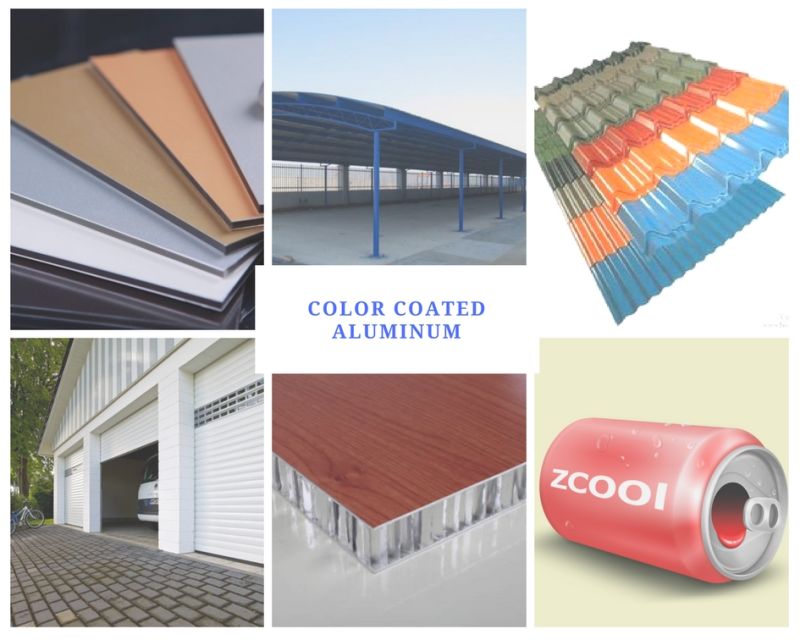 Pre-Painted Colour Coated Aluminium/Aluminum Sheet Plate for ACP