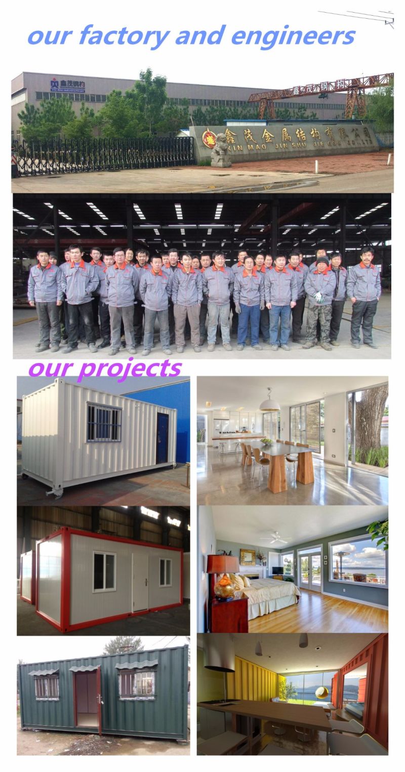 Sandwich Panel Flat Pack Prefabricated Container House for Single Apartment