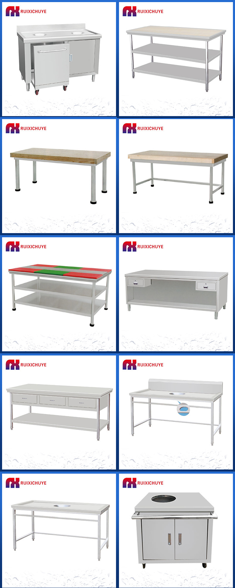 Durable Industrial Work Bench Working Table for Workplace
