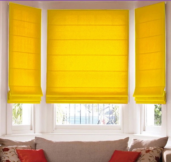 Interior Window Shade Decorate Window Fabric Roman Shade