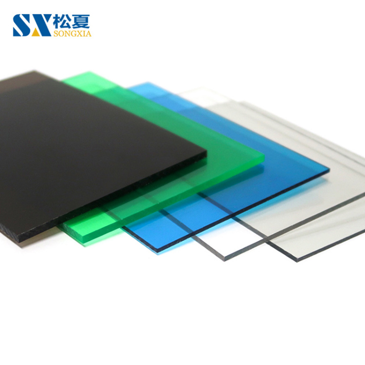 Flat Solid Plastic Polycarbonate Sheet Material Properties Dimensions Structure