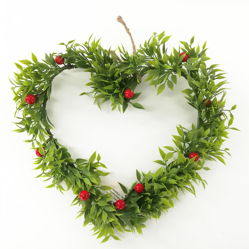 Red Berry/Leaves /Pine Leaves Wreath, Christmas Wreath, Home Decoration Wreath, Small Wreath