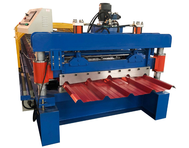 Steel Metal Trapezoid Sheet Roll Forming Machine Trapezoid Panel Machine