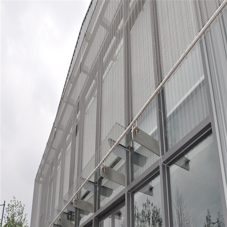 Exterior Perforated Aluminum Facade Panel Decoration Curtain Wall