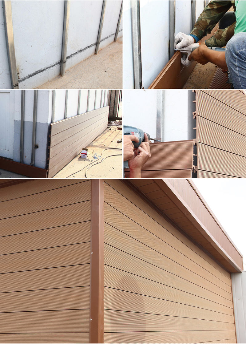 Wood Plastic Composite Wall Siding WPC Panels TH-10