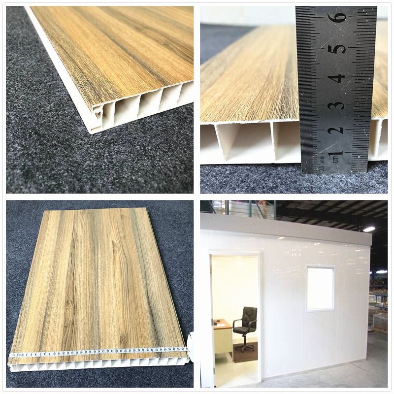 Wooden PVC Wall Panel Cheap Plastic Decorative Pig Farm Partition