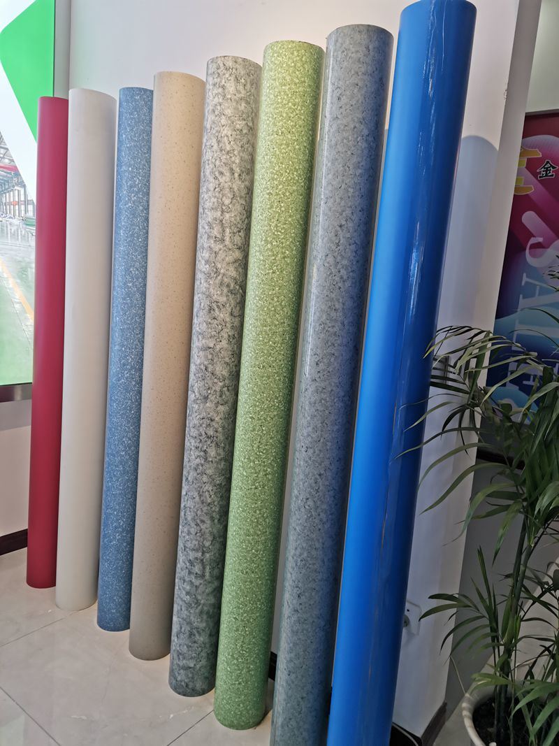 Hot Sale PVC Vinyl Flooring Sheet Waterproof Whole Plastic PVC Mat Roll Wood Flooring