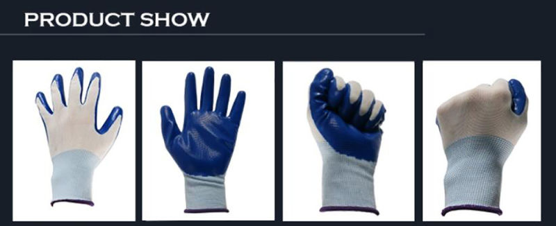 Nitrile Coated Labor Protective Industrial Working Safety Gloves (NS001)