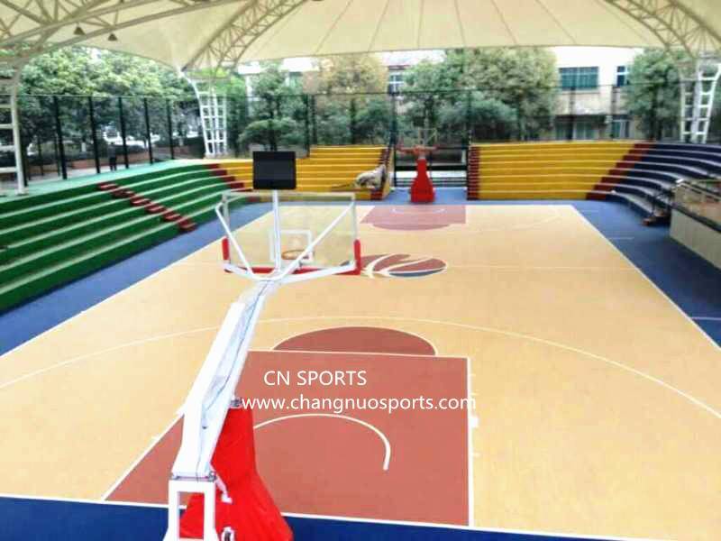Durable Effective Wood Grain Texture Basketball Court Floor Coating