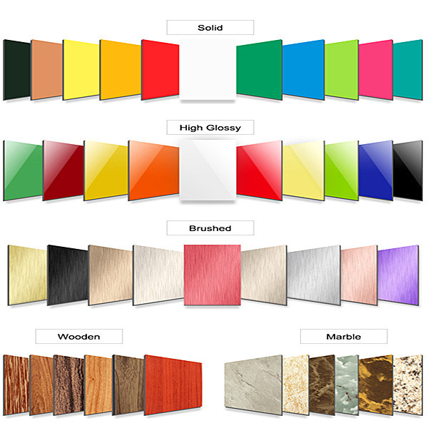 Polyester Coating Interior Wall Panels Aluminium Composite Panel ACP