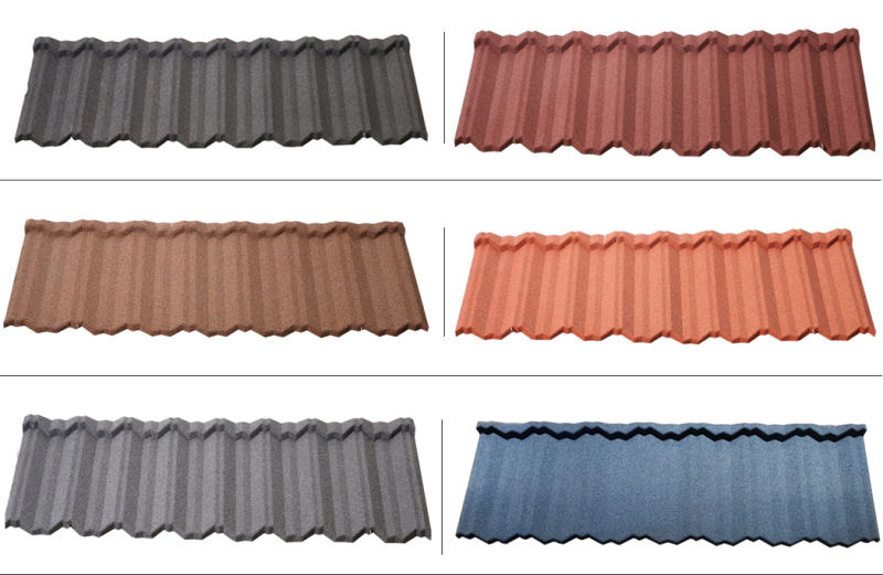 Galvanized Steel Sheet Classical Stone Coated Metal Roof Tile