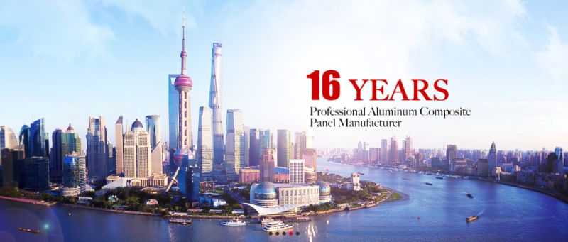 Brushed Color ACP Finish Aluminum Composite Panels for Building Exterior