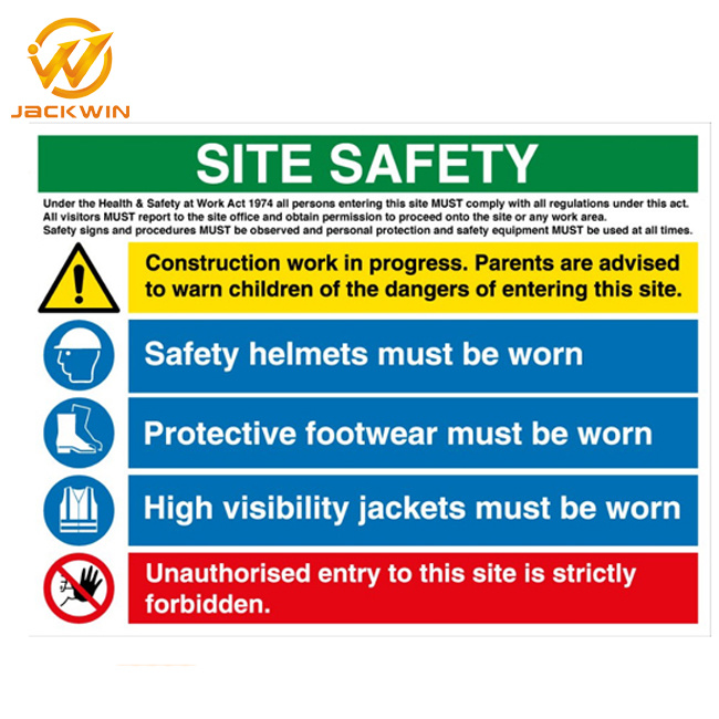 Custom Size Reflective Aluminum or Plastic Road Street Warning Sign