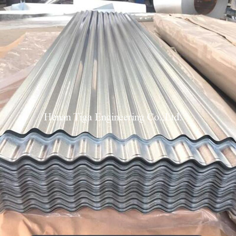 Zinc Aluminum Corrugated Galvalume Siding Facade Panels