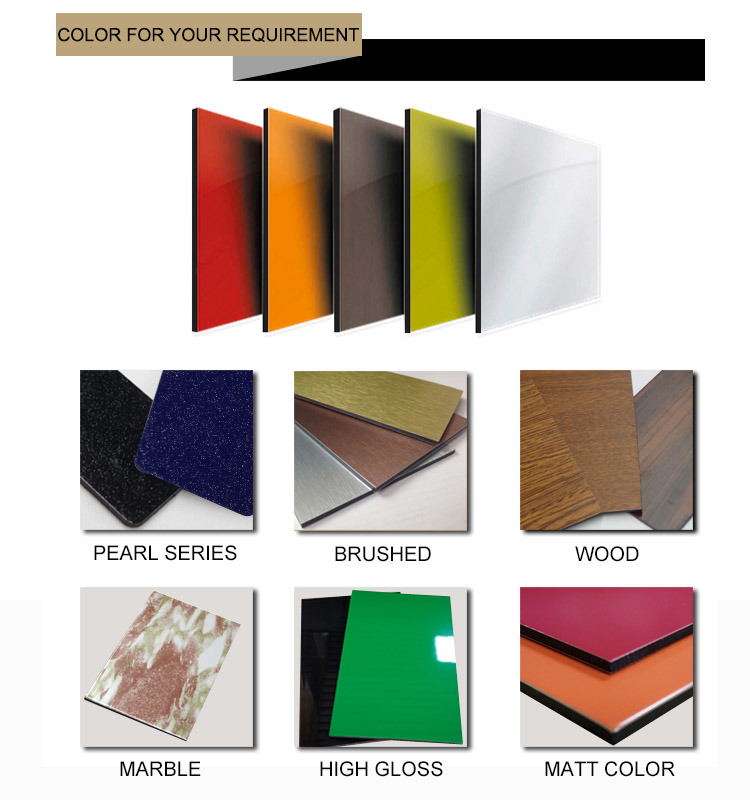 Rucobond ACP Sheet Design Wood PVDF Coated Sheet/Aluminium Composite Panel