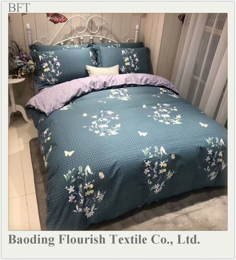 Home Printing Bed Sheets/Eco-Friendly 4PCS Cotton Comforter Cover Bedding