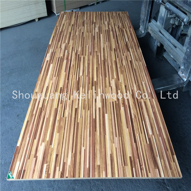 Moisture-Proof Green Core Melamine Coated Wood Sheet Veneer MDF Board