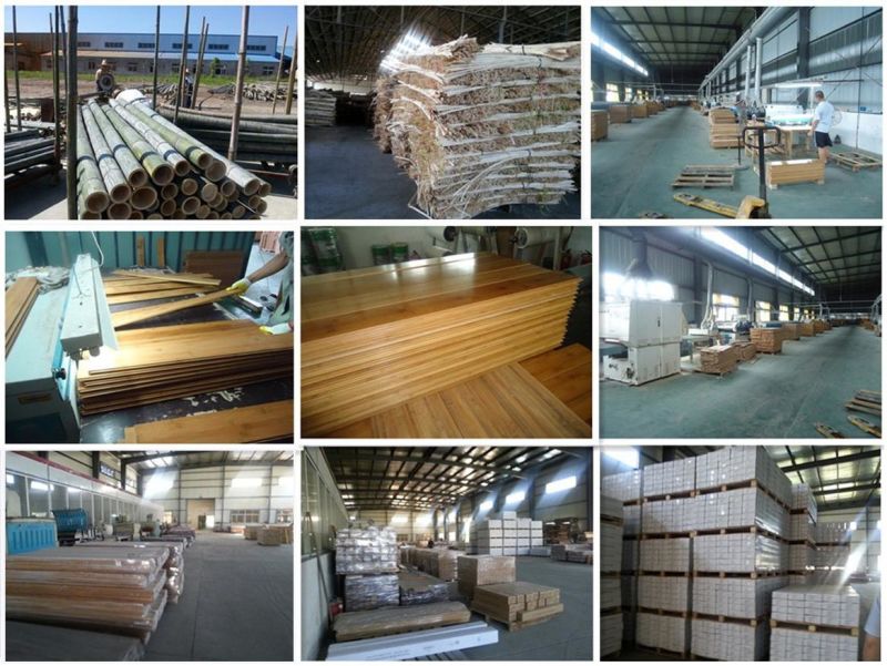 Solid Bamboo Material Fireproof Waterproof Bamboo Flooring