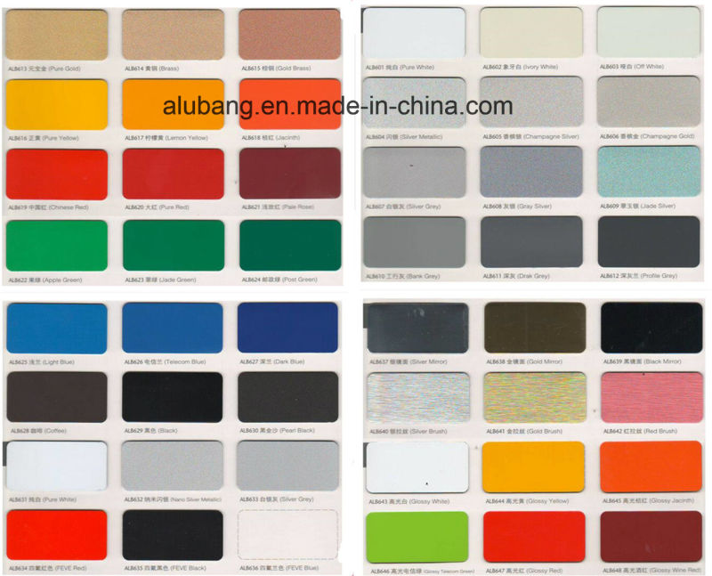 PVDF Coating ACP Aluminum Composite Material for Wall Cladding Unbreakable