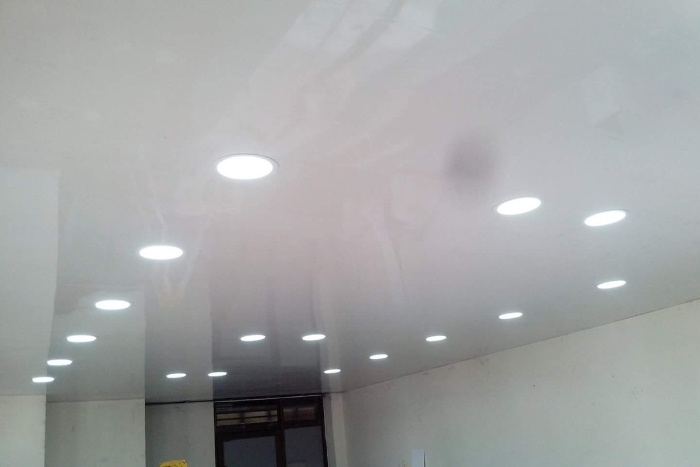 Cielo Raso Es De PVC Blanco Panel Plain White Ceiling