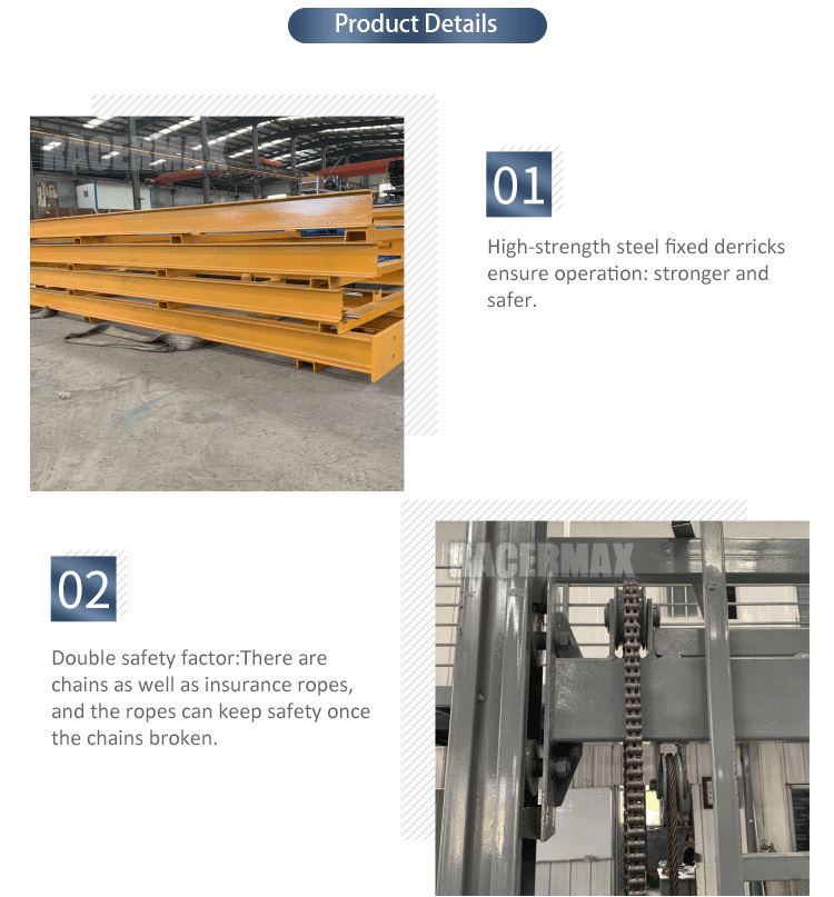Guide Raul Lift Best Lift in Chain Cargo Lift for Factory