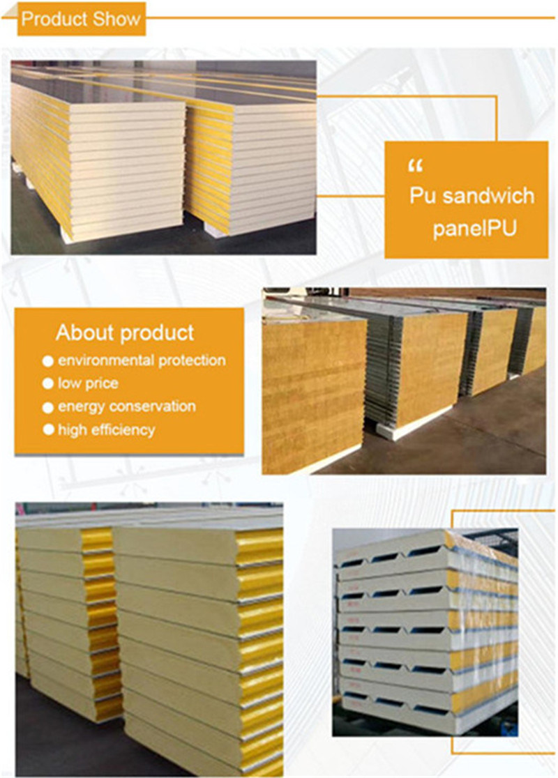 Shandong Composite Rock Wool Sandwich Panel/Rockwool Sandwich Panel