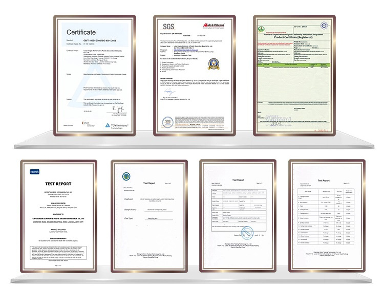 Eco Light Weight Glossy 3mm 4mm ACP Aluminum Composite Panel