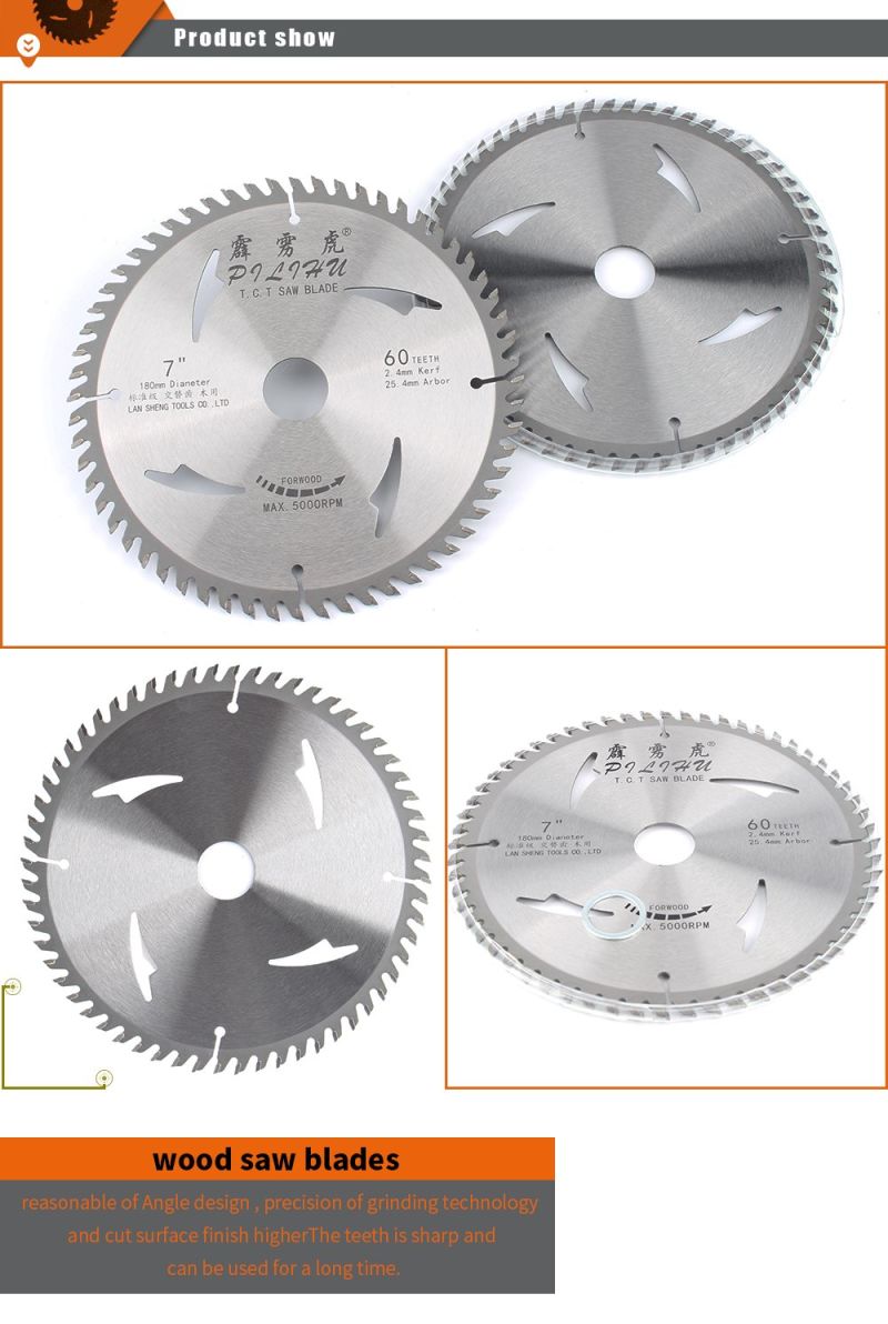 180mm Customized Size Blade Wholesaler Wooden Saw Blades