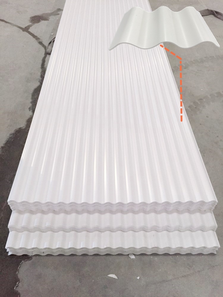 Green House Anti-Impact Plastic Roof Tile PVC Coated Roofing Sheet