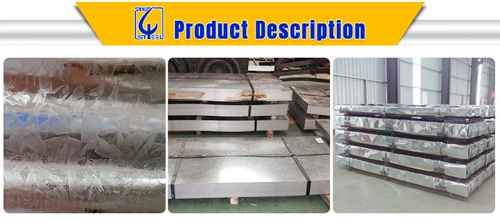 Zinc Coated 0.5mm*1000mm Galvanized Metal Sheet for Building