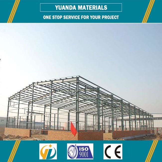 Strong Steel Structure Workshop with Sandwich Panel