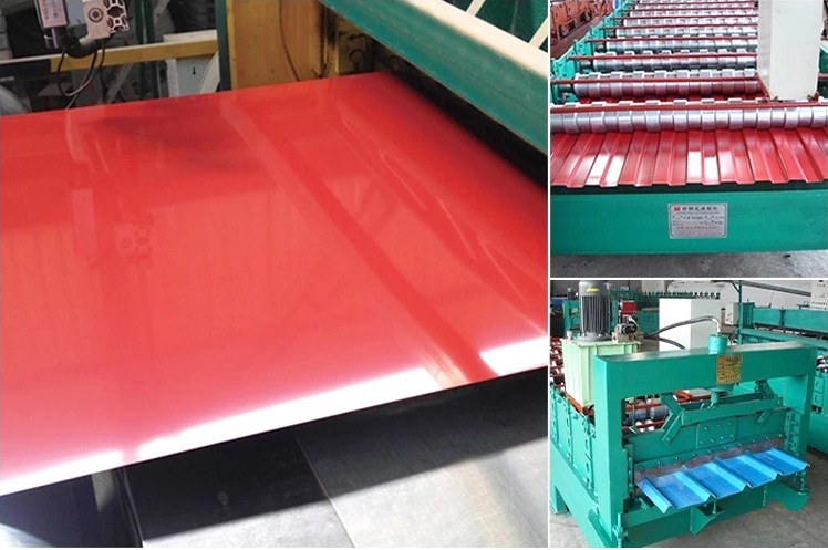 0.4mm Prepainted Galvalume Steel Roof Sheet Weight Price